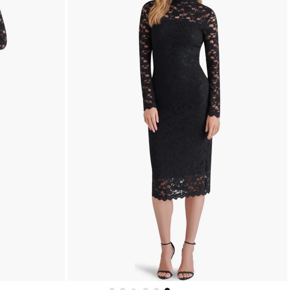 Steve Madden black lace dress